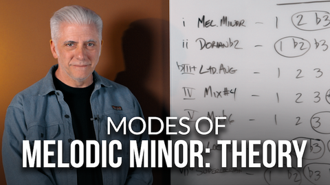 14. Modes of Melodic Minor: Theory