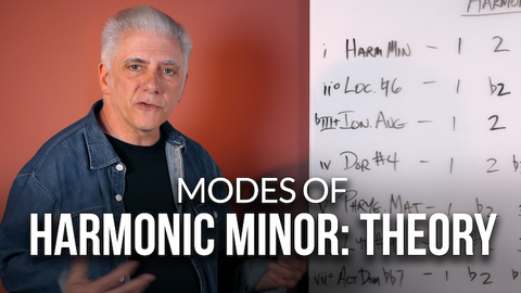 16. Modes of Harmonic Minor: Theory