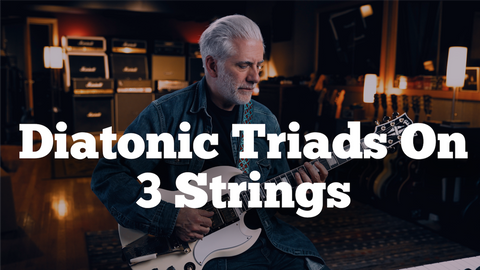 Diatonic Triads on 3 Strings